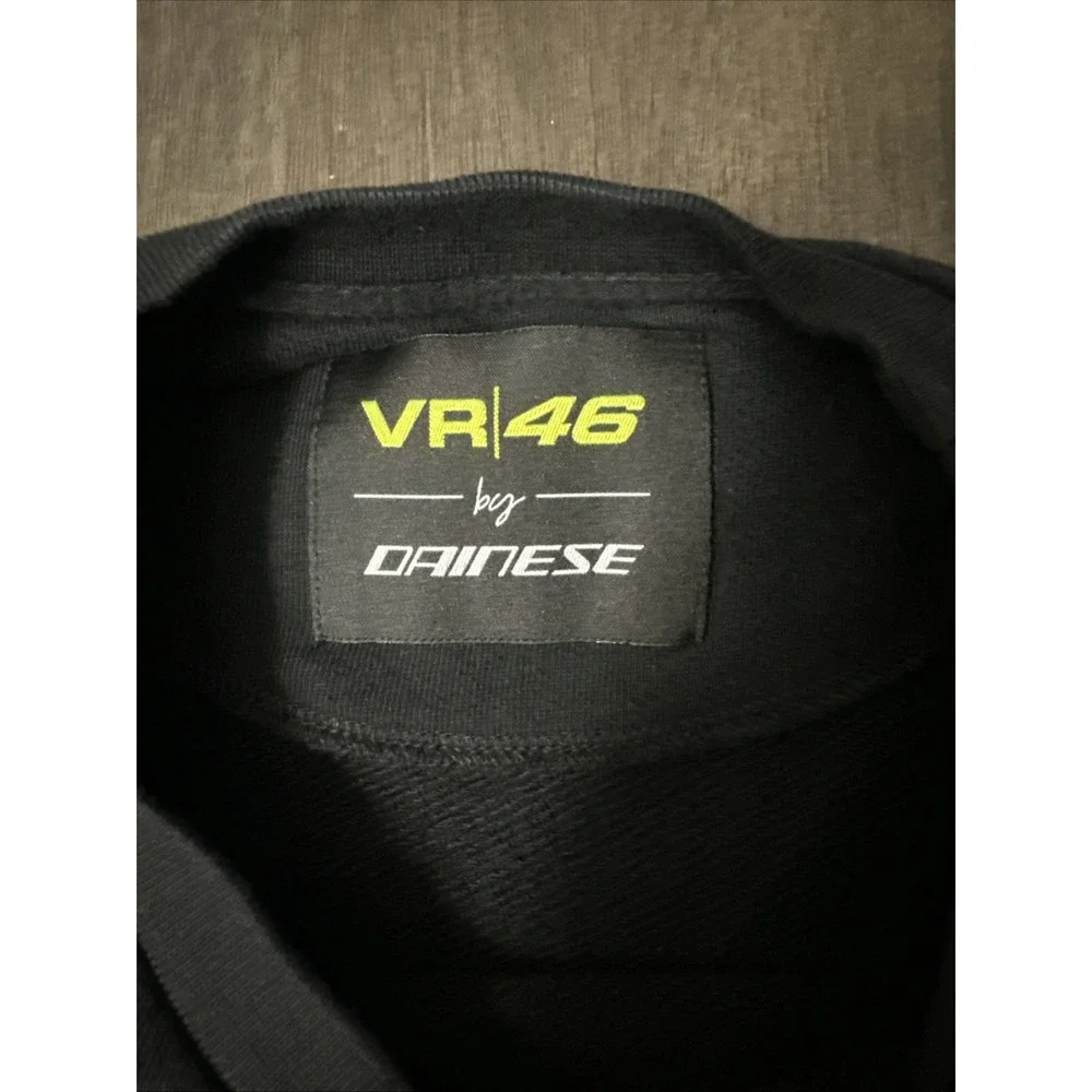 Dainese Valentino Rossi VR46 Sweatshirt Crewneck Mens Size Small Black